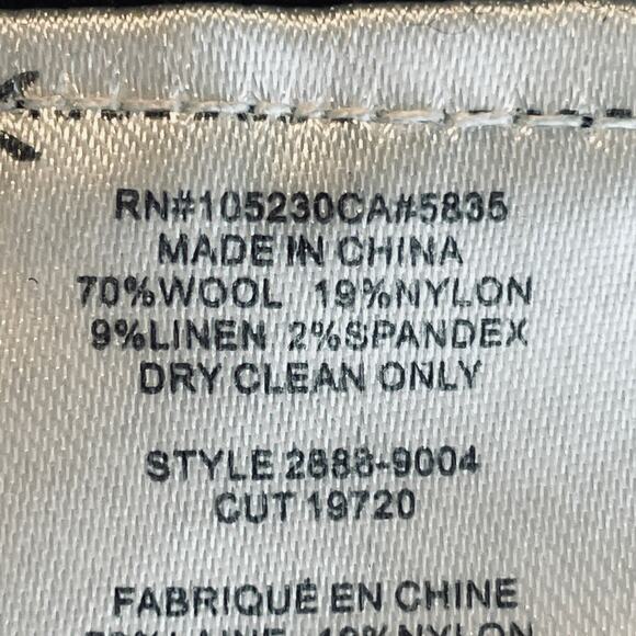 Current Elliott Black Heather Wool Open Shoulder Long Sleeve Pullover Sweater S - Picture 9 of 12